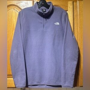 The North Face Purple Lavender Quarter-Zip Light Fleece Sweater Women’s Large